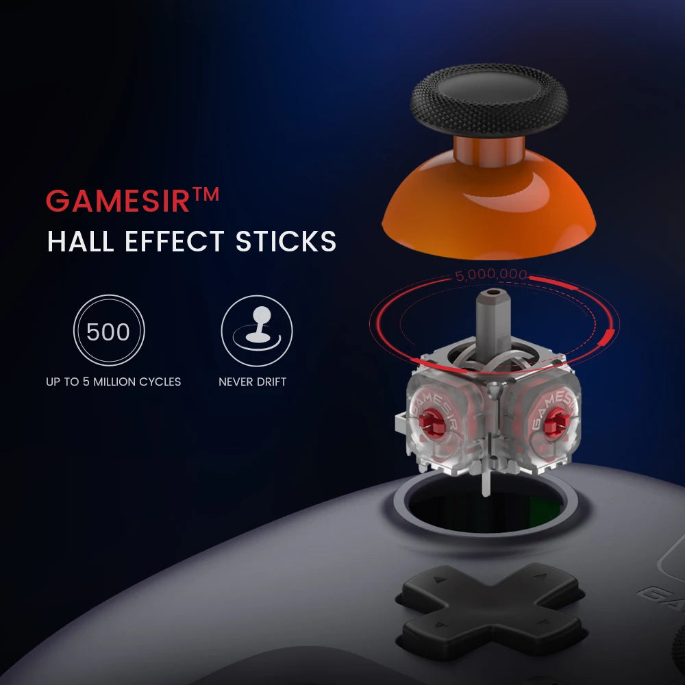 GameSir Nova Wireless Pro Controller for Switch / PC / Mobile – Hall Effect Joysticks