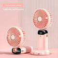 BreezyCool 5-in-1 Portable Neck Fan-Hands-Free Cooling with Phone Stand