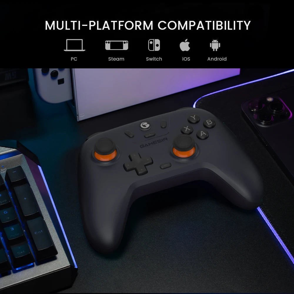 GameSir Nova Wireless Pro Controller for Switch / PC / Mobile – Hall Effect Joysticks